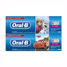 Зубна паста ORAL-B Kids для дiтей Frozen/Cars Легкий смак 75мл
