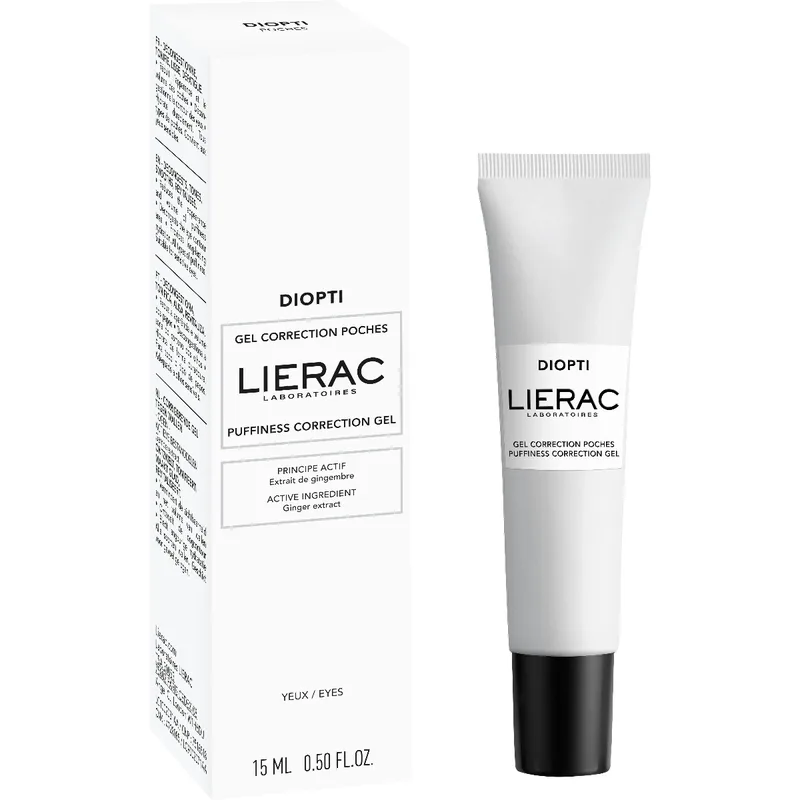 Гель Lierac (Лієрак) Diopti для корекції набряклості під очима, 15 мл