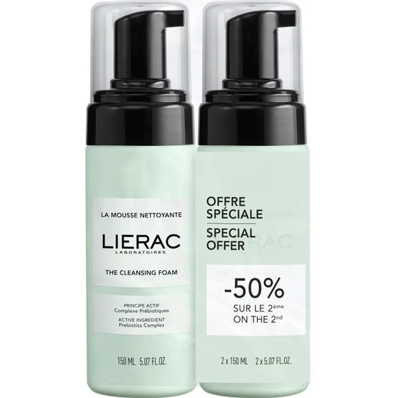 Набір Lierac (Лієрак) Duo Мус очищувальний 2 х 150 мл