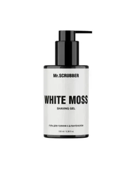 Гель для гоління з д-пантенолом White Moss, 100 мл Mr. Scrubber (380044834)