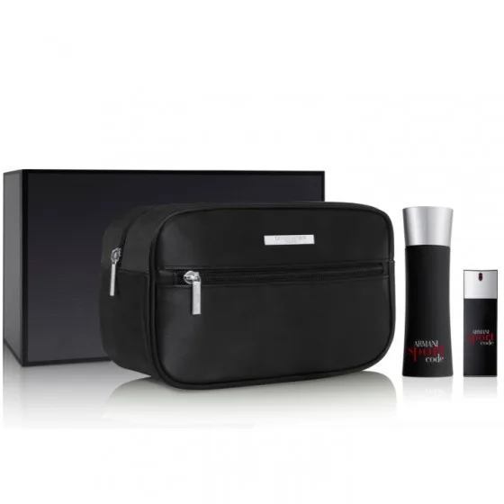Giorgio Armani Armani Code Sport - Подарунковий набір (EDT75+EDT20+косметичка)