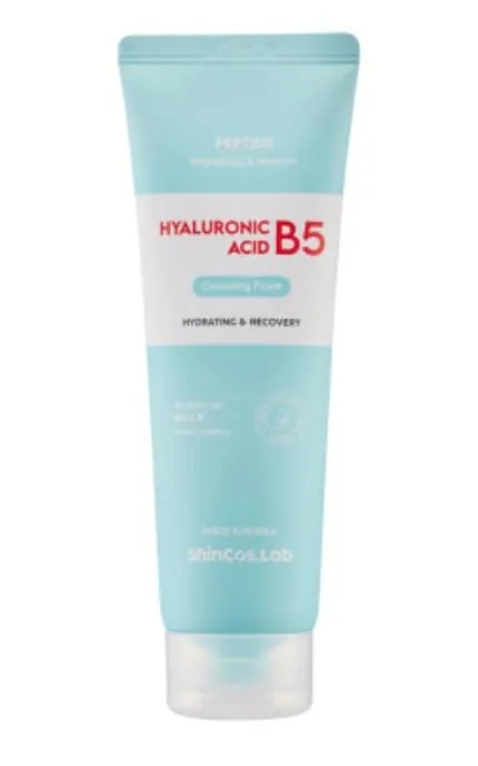 Пептидна пінка для вмивання ShinCos.Lab Hyaluronic Acid B5 Peptide 120 мл