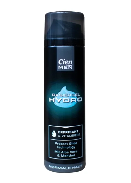 Гель для гоління MEN GEL HYDRO 200 мл Cien пом'якшення, зволоження, заспокоєння, загоєння, протизапальний (253006733)