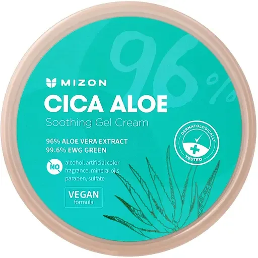 Гель-крем для тіла Mizon Cica Aloe 96% Soothing Gel Cream заспокійливий з алое 300 г