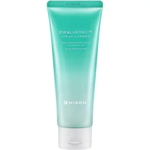 Очищувальна пінка для вмивання Mizon Cicaluronic Low pH Cleanser з низьким pH для сухої і чутливої шкіри 120 мл