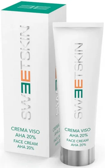 Sweet Skin System Crema Viso АНА 20% - Крем для обличчя АНА 20% для інтенсивної стимуляції і ліфтингу
