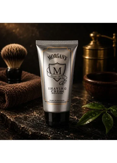 Крем для гоління Morgans Shaving Cream 150мл гладке гоління зволоження шкіри захист від подразнення чоловічий догляд Morgan's (389209265)