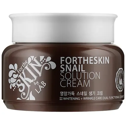 Крем для обличчя Fortheskin Snail Solution Cream з муцином равлика, 100 мл