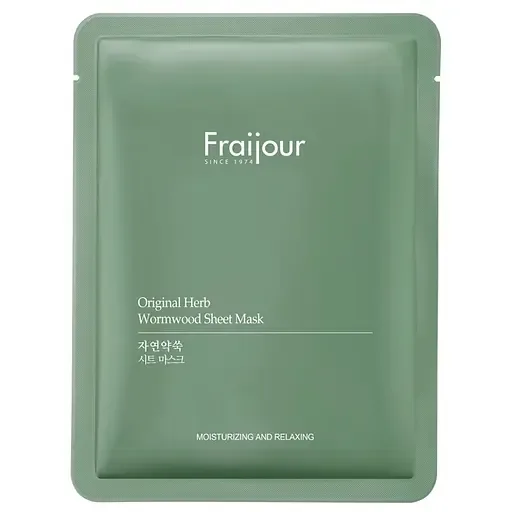Тканинна маска для обличчя Fraijour Original Herb Wormwood Sheet Mask, 23 мл