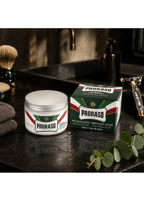 Крем перед голінням для помякшення та освіження шкіри Pre Shave Cream Refresh Eucalyptus 300 мл Proraso (402343665)