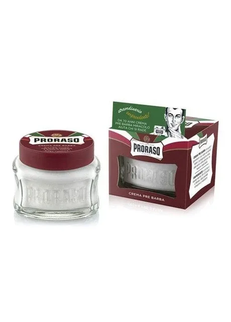 Крем до гоління Pre-Shave Cream з олією ши для жорсткої щетини 100 мл Proraso (340473669)
