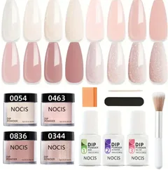 Набір діп система для манікюру NOCIS 4 кольори діп пудри (031)