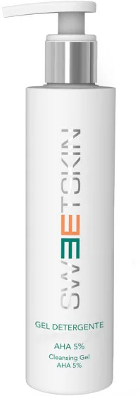 Sweet Skin System Gel Detergente AHA 5% - Очищуючий гель АНА 5% для ретельного та коректного очищення шкіри