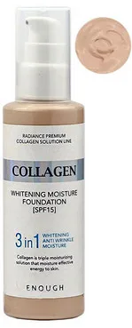 Тональна основа з колагеном Enough Collagen 3 in 1 Whitening Moisture Foundation SPF15