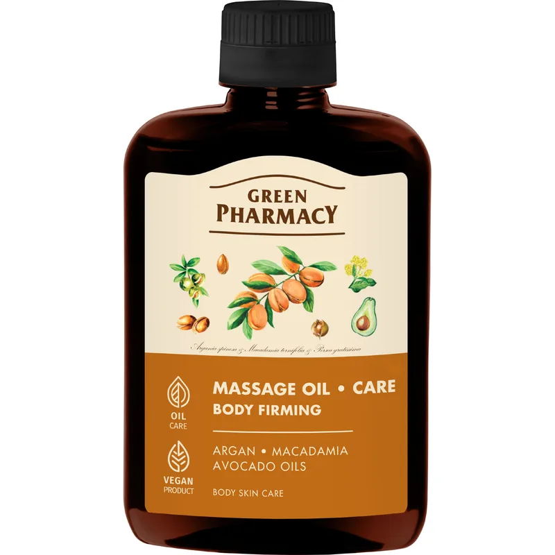 Олія масажна Green Pharmacy Пружне тіло 200 мл (4823015937071)