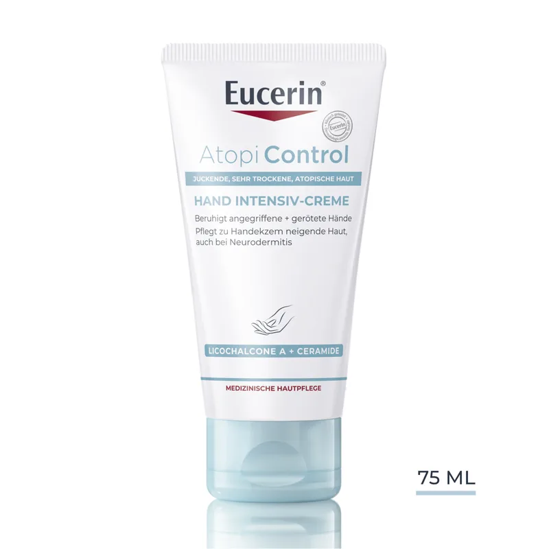 Крем для рук Eucerin (Юцерін) AtopiControl Інтенсивний для сухої і атопічної шкіри 75 мл