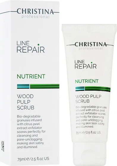 Christina Line Repair Nutrient Wood Pulp Scrub - Скраб для обличчя з дерев'яною целюлозою