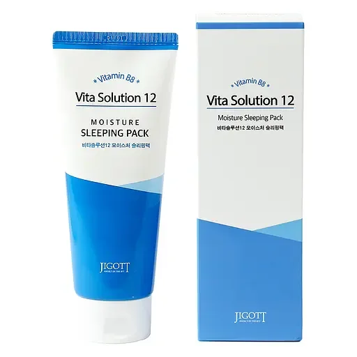 Нічна маска Jigott Vita Solution 12 Moisture Sleeping Pack Зволожуюча, 180 мл