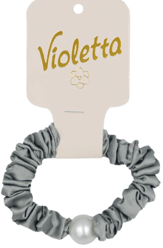 Резинка для волосся Violetta "Pearl Twist" з намистиною (CH-SM-23-285) 1 шт.