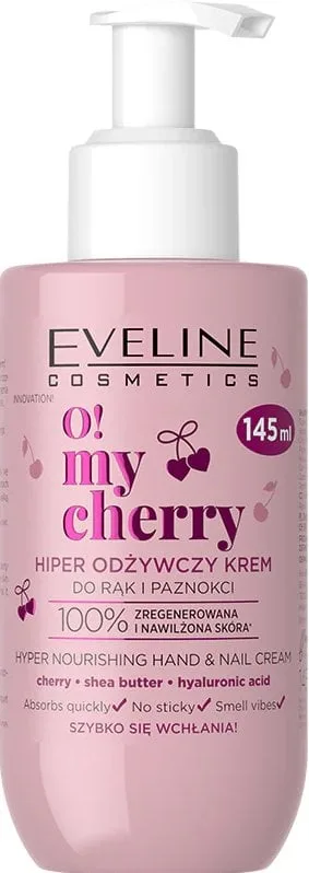Крем для рук і нігтів Evelinе О! My Сherry гіперживильний 145 мл