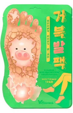 Відлущуюча маска-шкарпетки для ніг Elizavecca Witch Piggy Hell-Pore Turtles Foot Pack