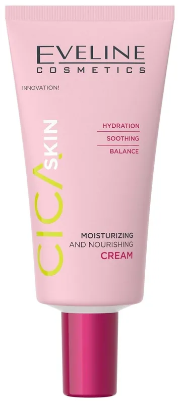 СС-крем Eveline Cosmetics Cica Skin Moisturizing And Nourishing Cream зволожувальний живильний 50 мл