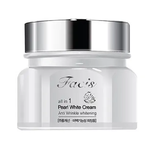 Крем для освітлення Jigott Facis All-In-One Pearl Whitening Cream, з перловим порошком, 100 мл