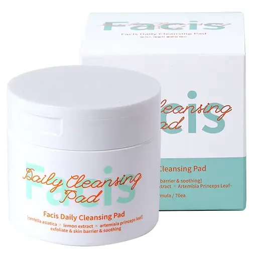Серветки-подушечки з тоніком Jigott Facis Очищувальні Daily Cleansing Pad, 70 шт., 180 мл