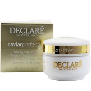 Declare Firming Anti-Wrinkle Neck & Decolleté Cream - Зміцнюючий крем для шиї і області декольте c екстрактом чорної ікри