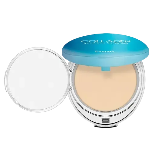 Колагенова пудра для обличчя Enough Collagen Hydro Moisture Two Way Cake SPF25 PA++, відтінок