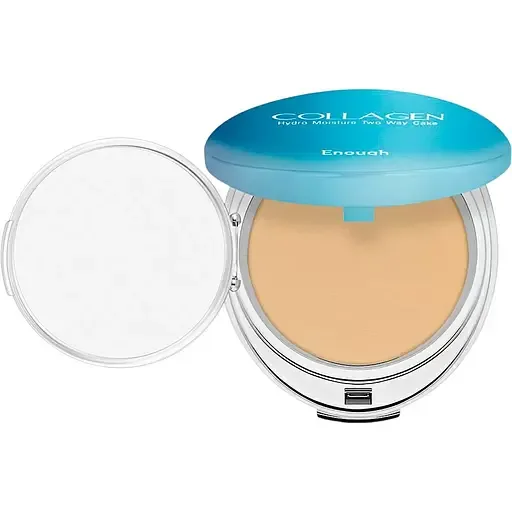 Компактна пудра для обличчя Enough Collagen Hydro Moisture Two Way Cake SPF25 PA++ відтінок 23, 26 г