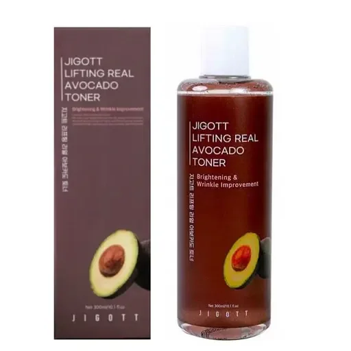 Тонер для обличчя Jigott Lifting Real Avocado Toner Авокадо, 300 мл