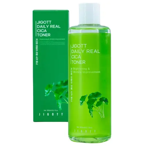 Тонер для обличчя Jigott Daily Real Cica Toner Центелла, 300 мл