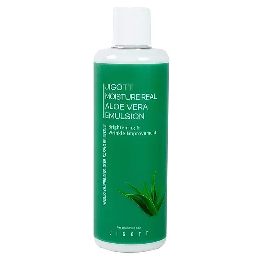 Емульсія для обличчя Jigott Moisture Real Aloe Vera Emulsion Алое, 300 мл