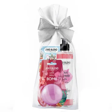 Подарунковий набір Joko Blend Warm Love Set (gel/260ml + bath/bomb/200g + sticker)