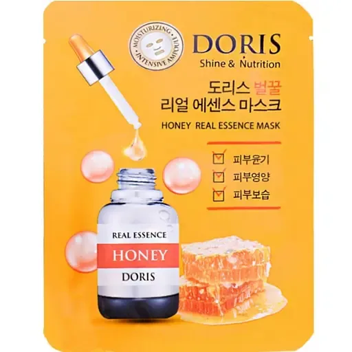 Тканинна маска для обличчя Jigott Doris Honey Real Essence Mask, 25 мл