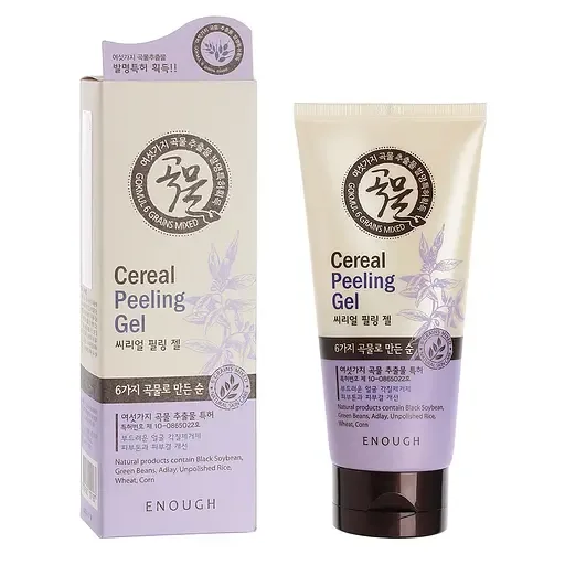 Пілінг-гель для обличчя Enough 6 Grains Mixed Cereal Peeling Gel з екстрактом злаків, 150 мл