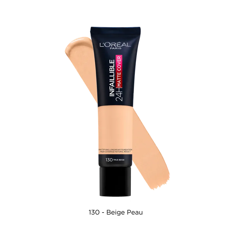 Тональний крем стійкий L’Oréal Paris Infaillible з матуючим ефектом відтінок 130, 30 мл