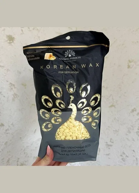 Гарячий віск у гранулах White Chocolate 1000 г Global Fashion (377001995)