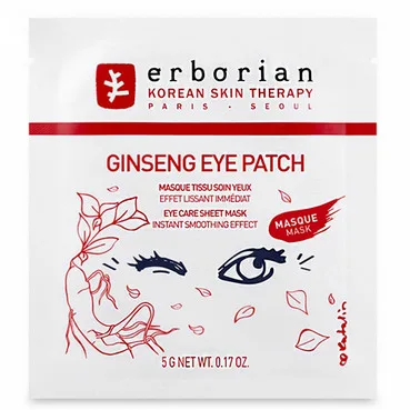 Женьшеневі тканеві патчі для області навколо очей Erborian Ginseng Infusion Eye Patch