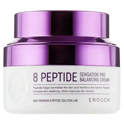 Крем для обличчя Enough 8 Peptide Sensation Pro Balancing Cream Пептиди, 50 мл