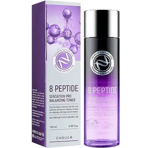 Тонер для обличчя Enough Premium 8 peptied Senation Pro Toner з пептидами, 130 мл