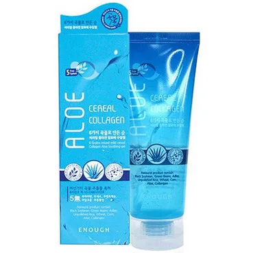 Зволожуючий гель з алое і колагеном Enough 6 Grains Mixed Cereal Collagen Aloe Soothing Gel