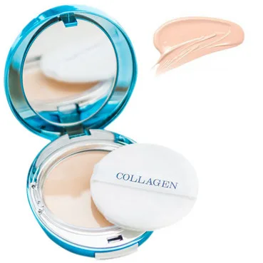 Компактна матуюча пудра з запасним блоком Enough Collagen Hydro Moisture Two Way Cake SPF25