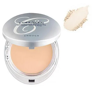 Колагенова освітлююча пудра зі змінним блоком Enough Collagen 3 in 1 Whitening Moisture Two Way Cake SPF28/PA+++