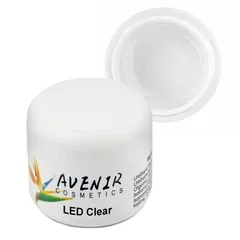Гель моделюючий для нігтів Avenir LED Crystal clear 15 мл