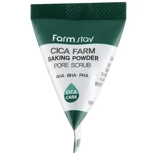 Скраб для обличчя FarmStay Cica Farm Baking Powder Pore Scrub із центелою та кислотами