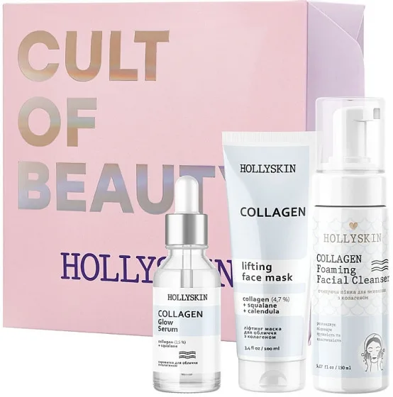 Hollyskin Collagen Intensive Care - Набір для обличчя з колагеном