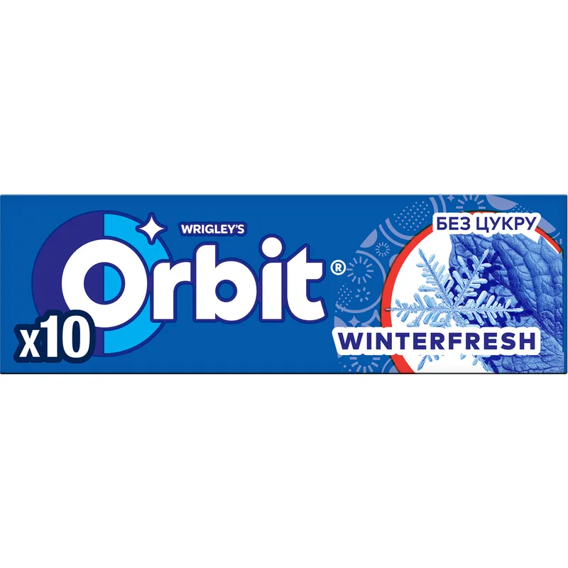 Жувальна гумка ORBIT (Орбіт) Winterfresh (Вінтерфреш) 10 шт