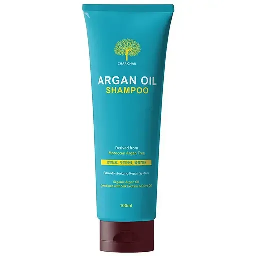 Шампунь для волосся Char Char Argan Oil Shampoo з аргановим маслом, 100 мл